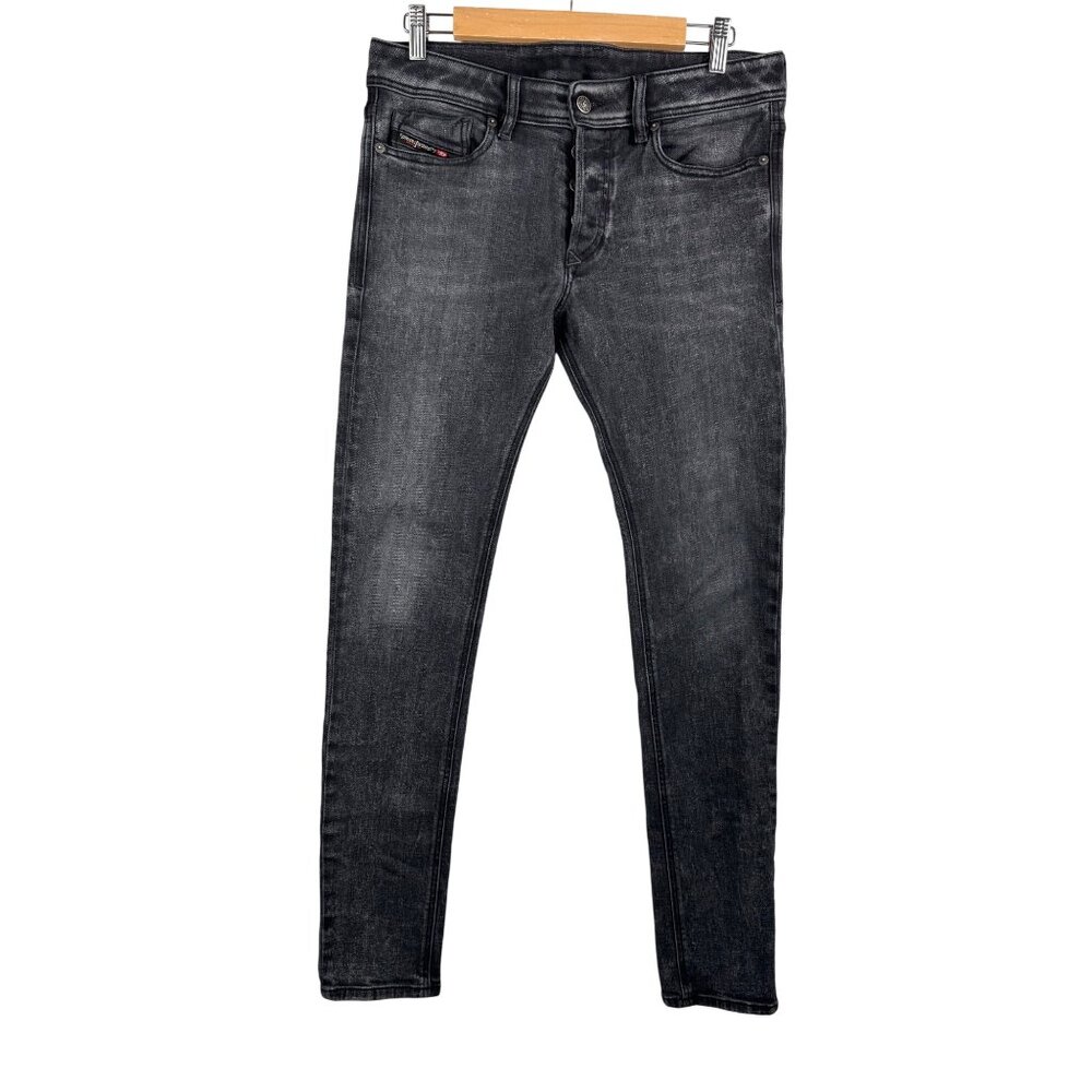 Diesel sleenker punk Skinny jeans charcoal black 90s Y2K sz 31